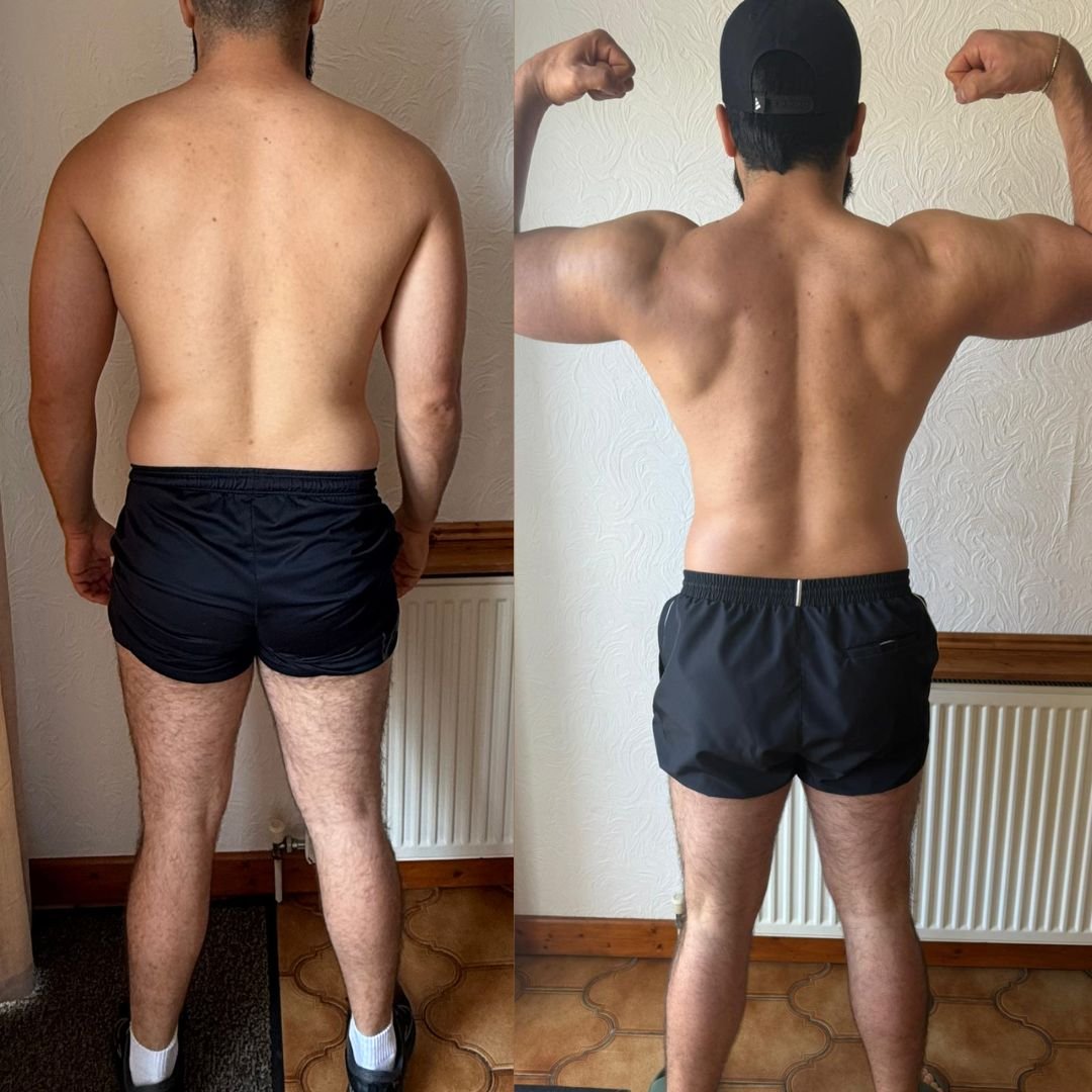 Antes e depois aluno 7