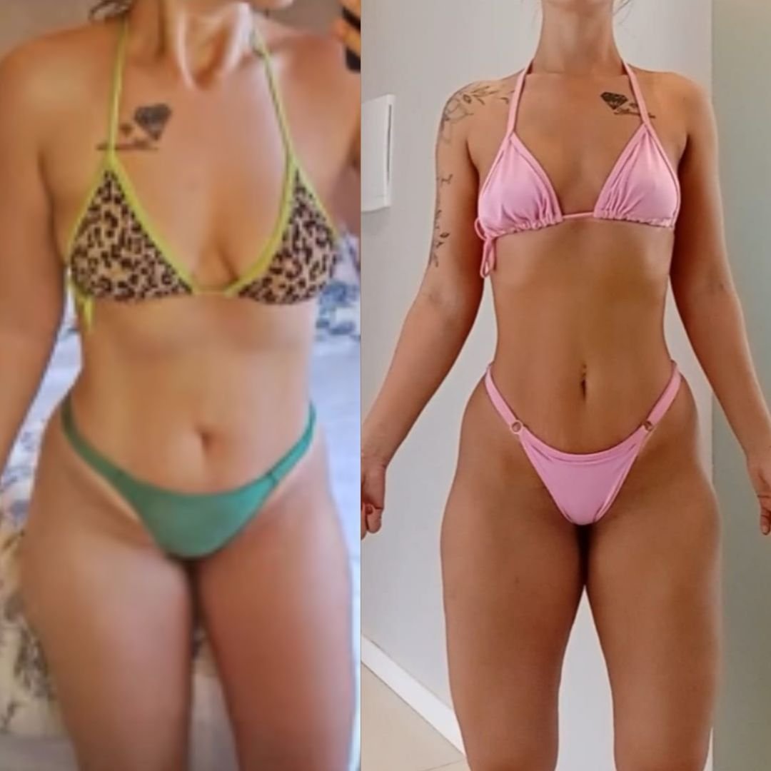 Antes e depois aluno 9